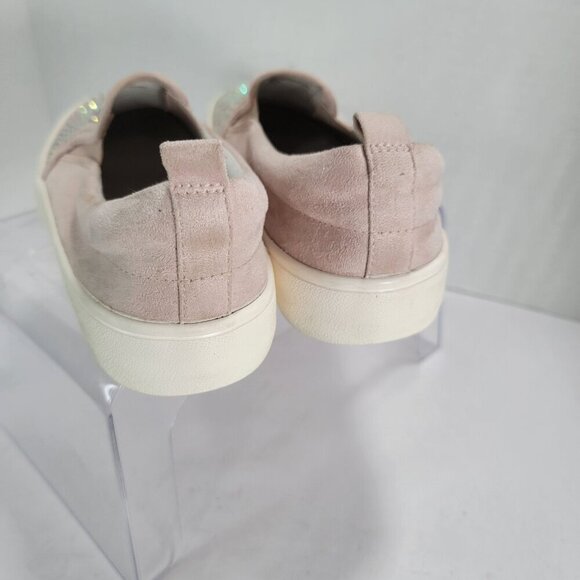 2 Pair of Big‎ Girls Slip On Casual School Shoes Cat & Jack Art Class Rhinestone - Picture 10 of 14